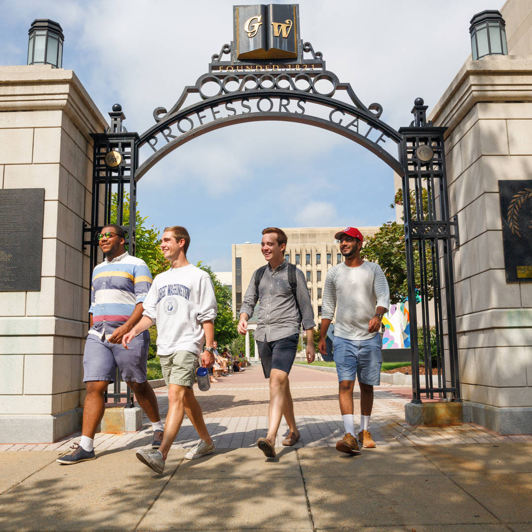 George Washington University Gate Picture