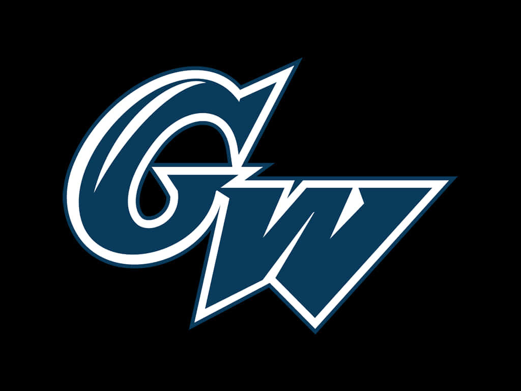 George Washington University Logo In White Picture