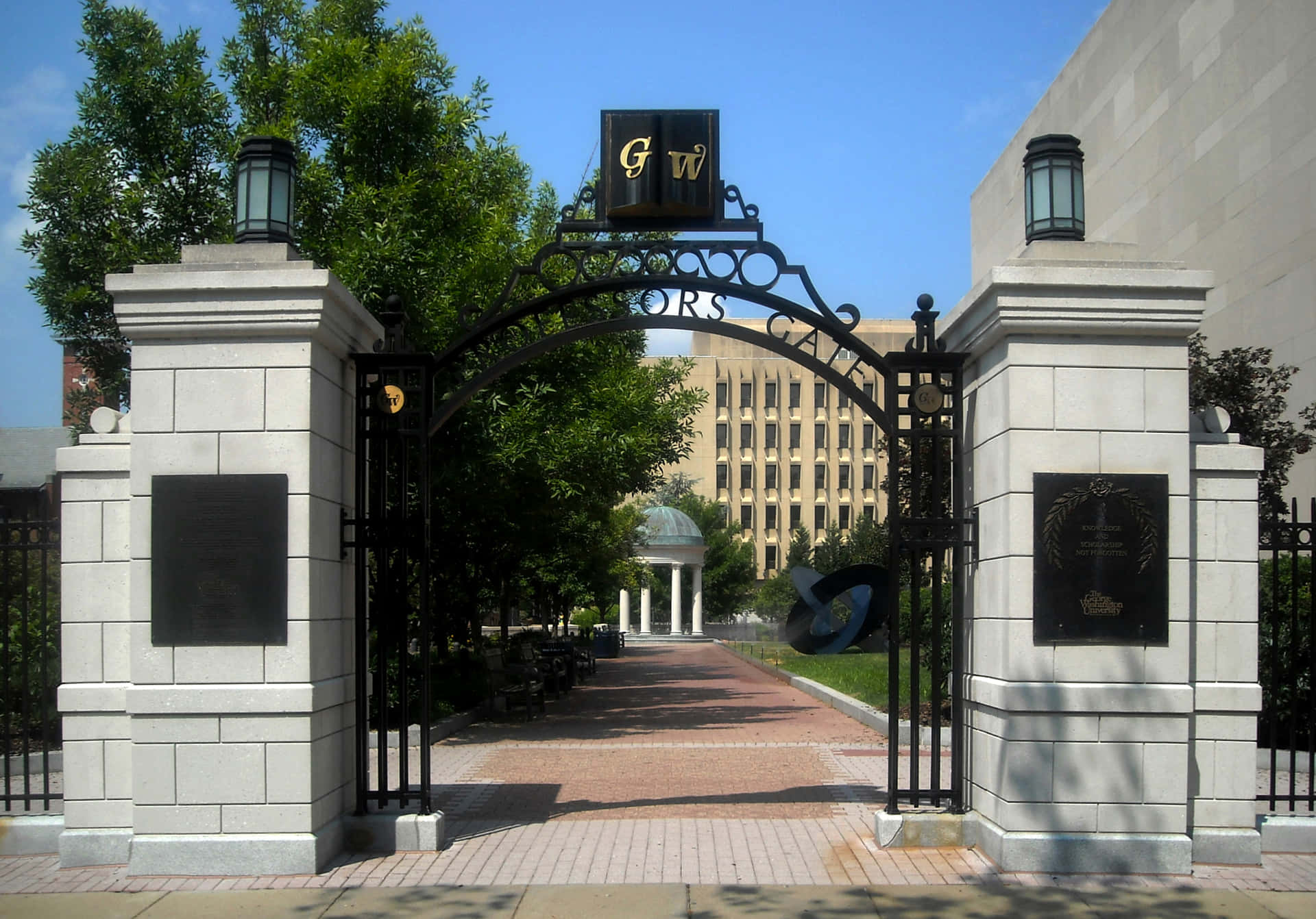 George Washington University Open Gate Wallpaper