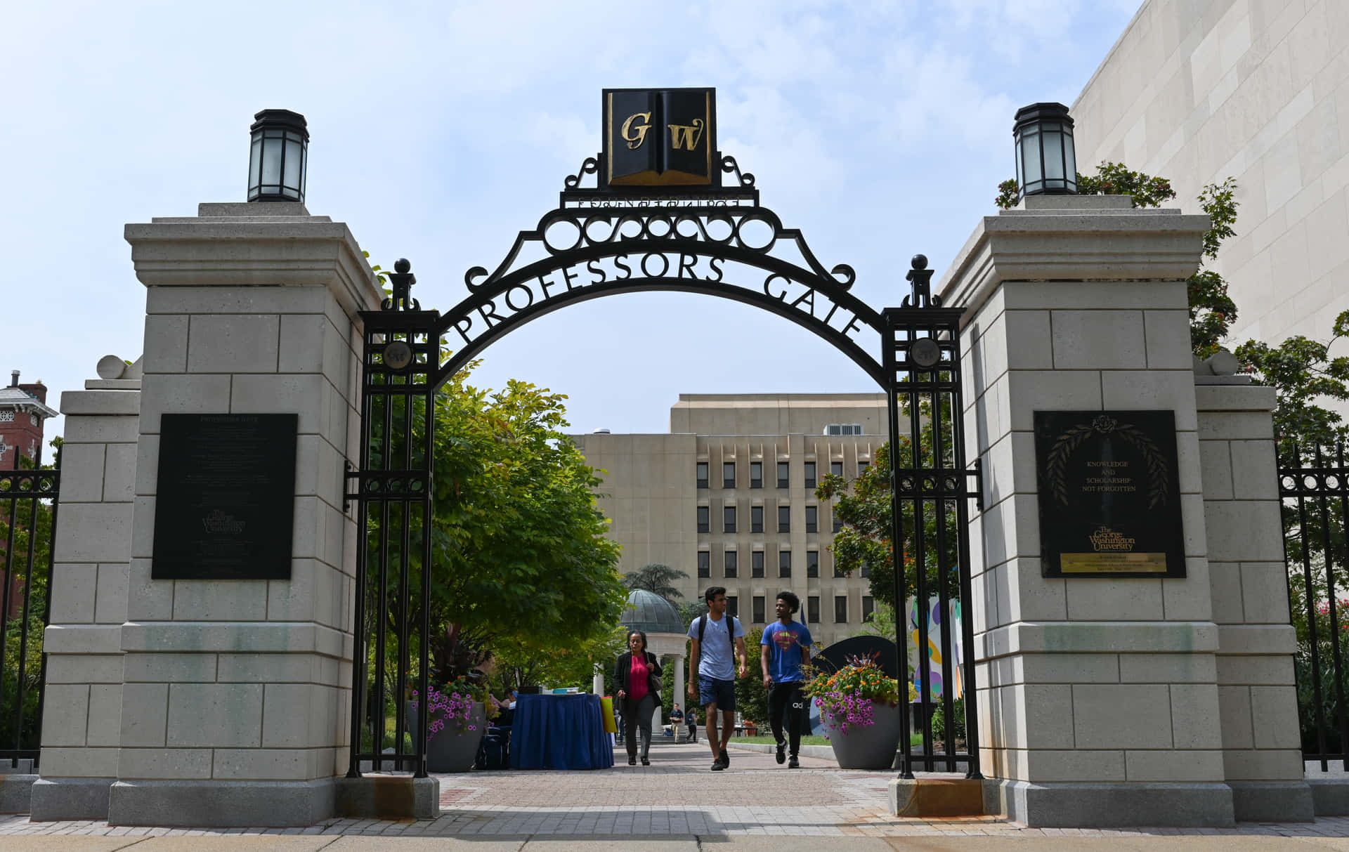 George Washington University Professor's Gate Picture