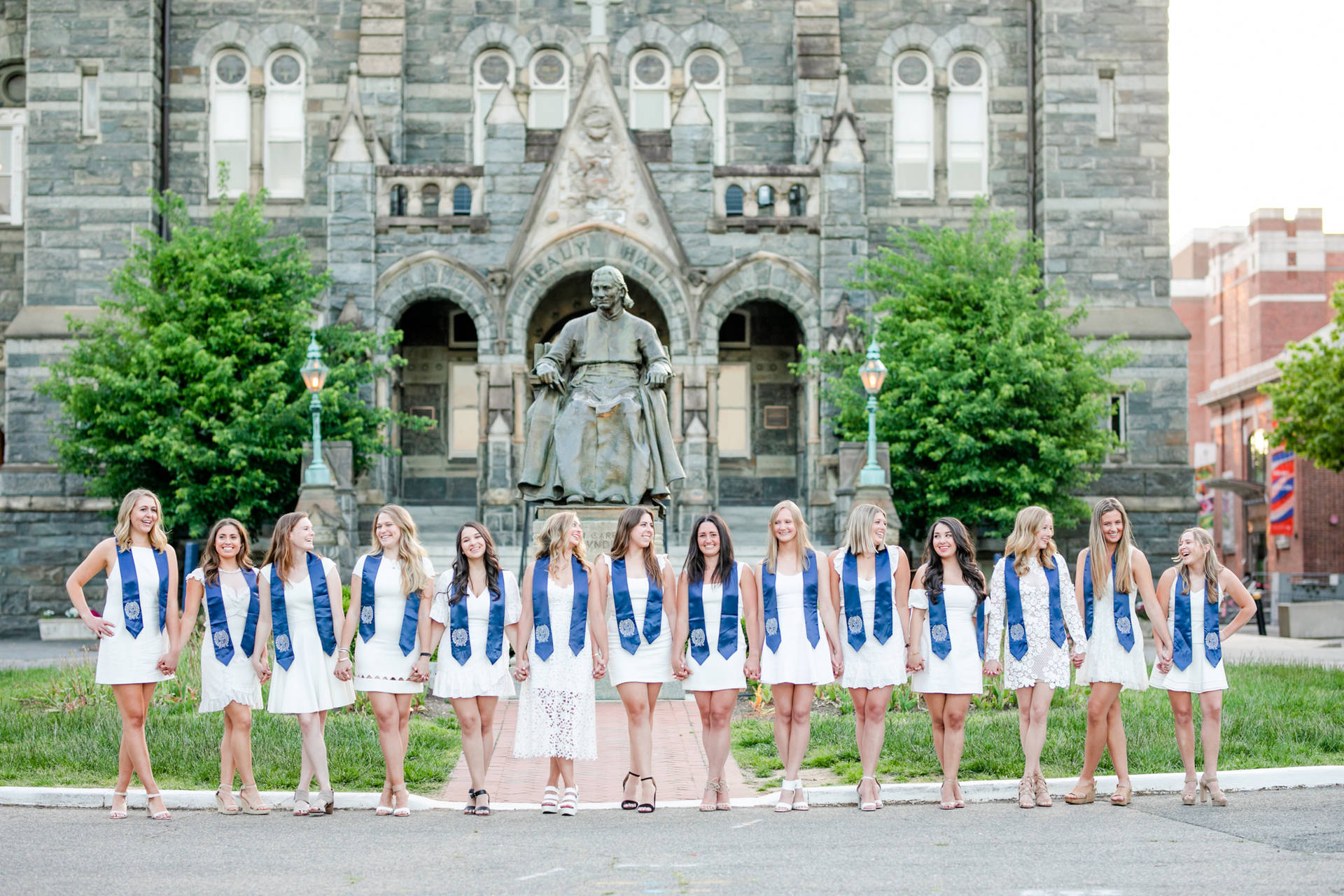 Georgetown Graduates Photo Wallpaper