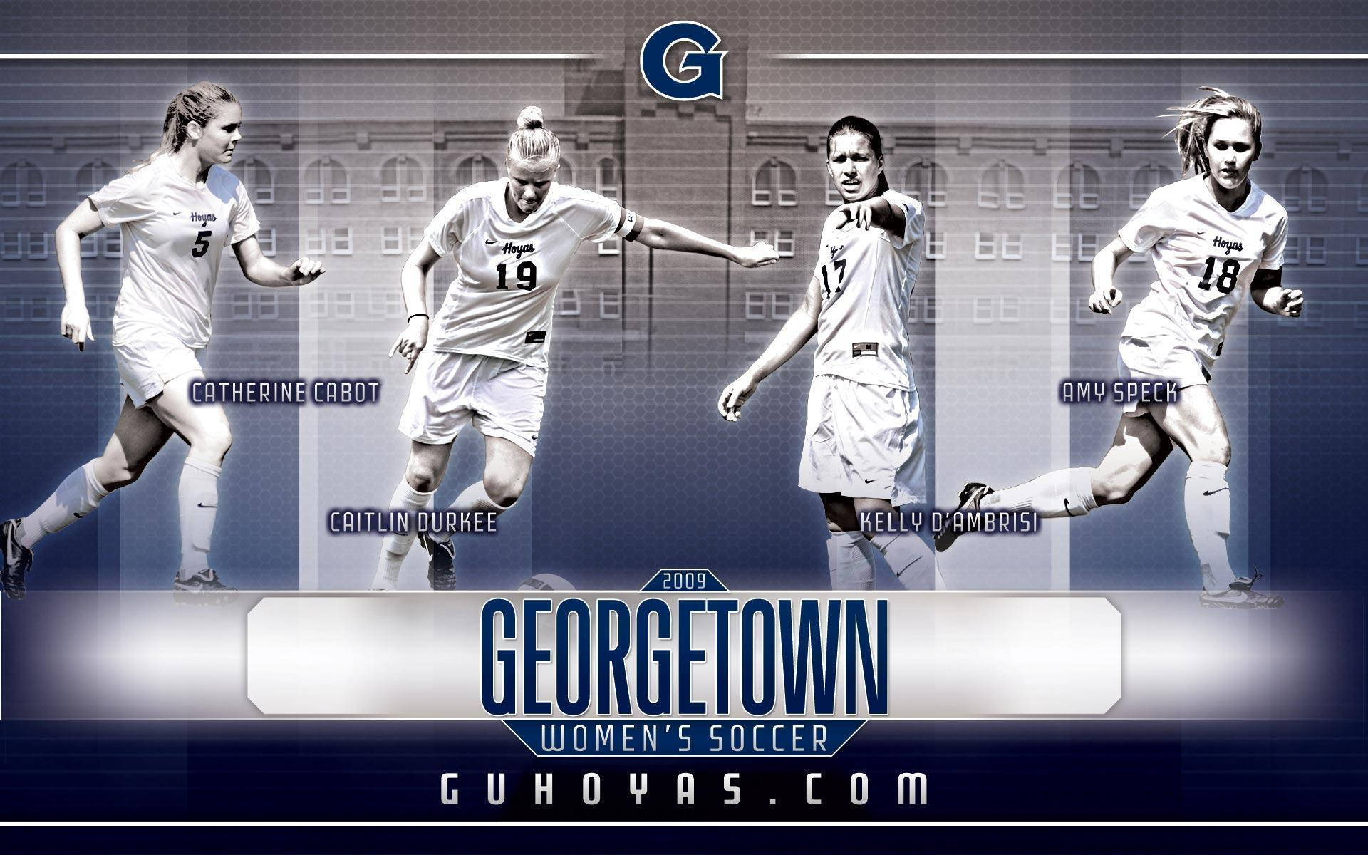 Georgetown University Women Soccer Team Wallpaper