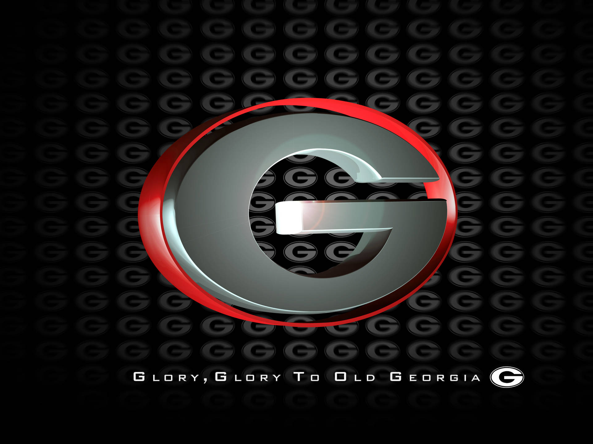 Georgia Bulldogs 3D Logo Wallpaper