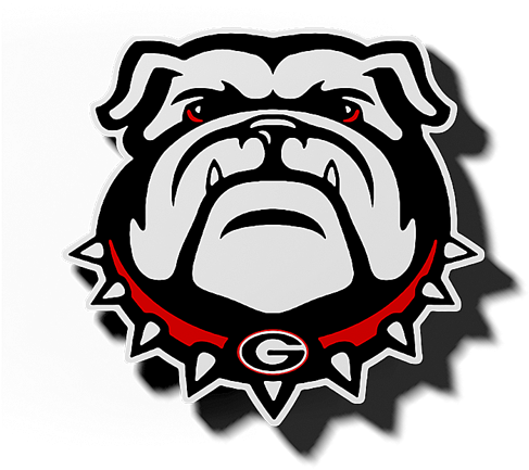 Georgia Bulldogs Logo Graphic PNG