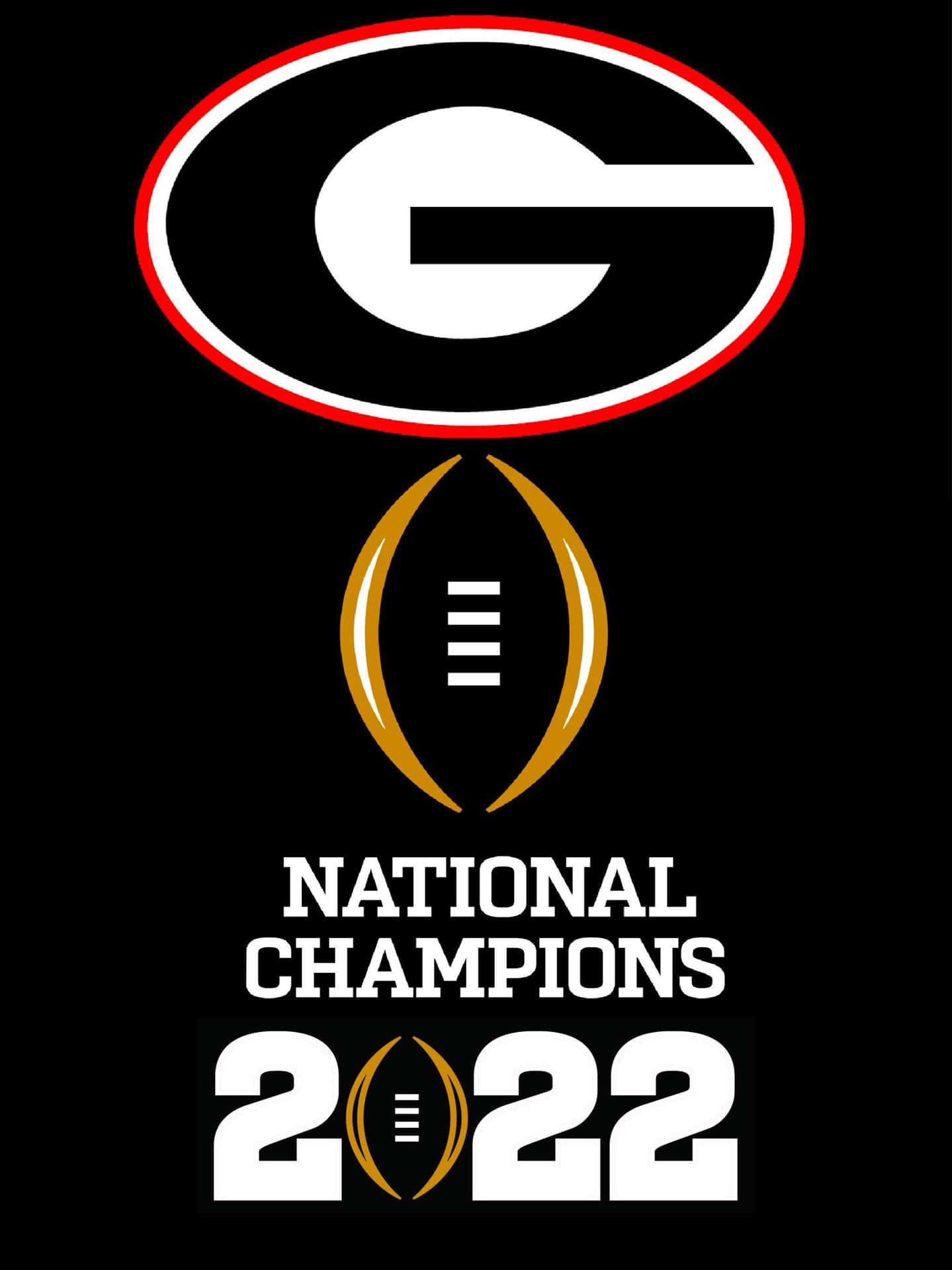 Georgia Bulldogs Phone National Champions Wallpaper