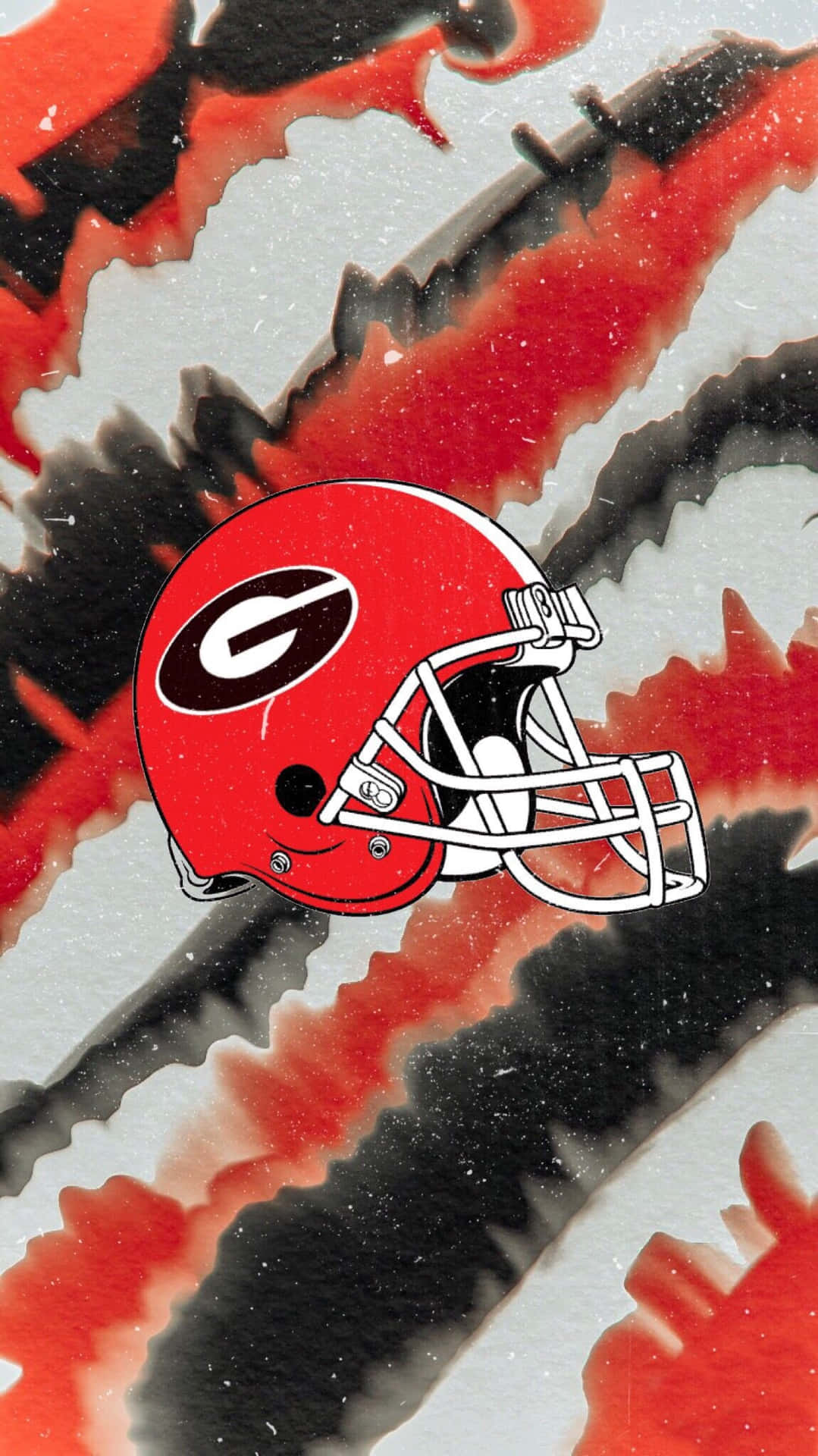 Georgia Bulldogs Phone Tie Dye Helmet Wallpaper