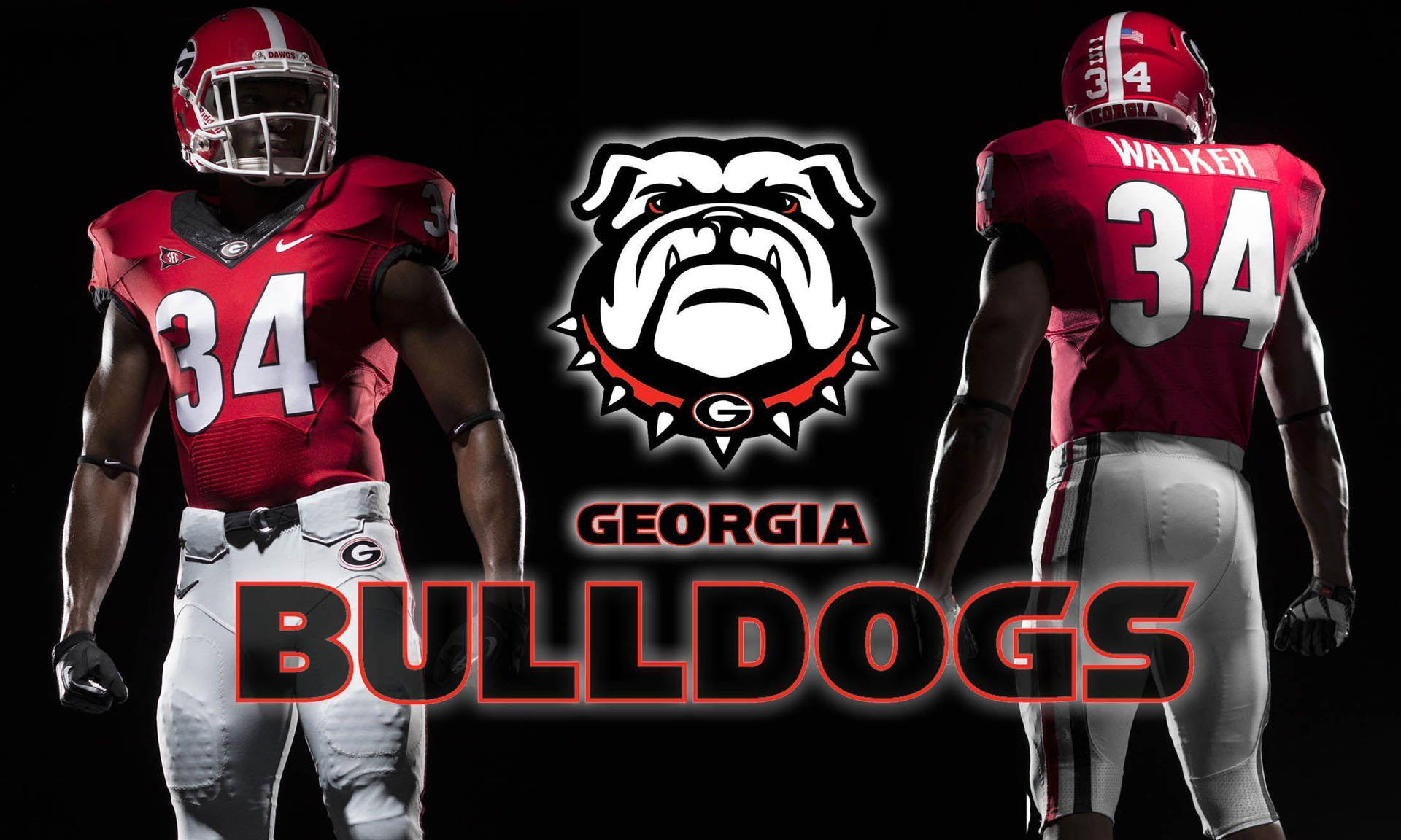 Georgia Bulldogs Walker 34 Wallpaper
