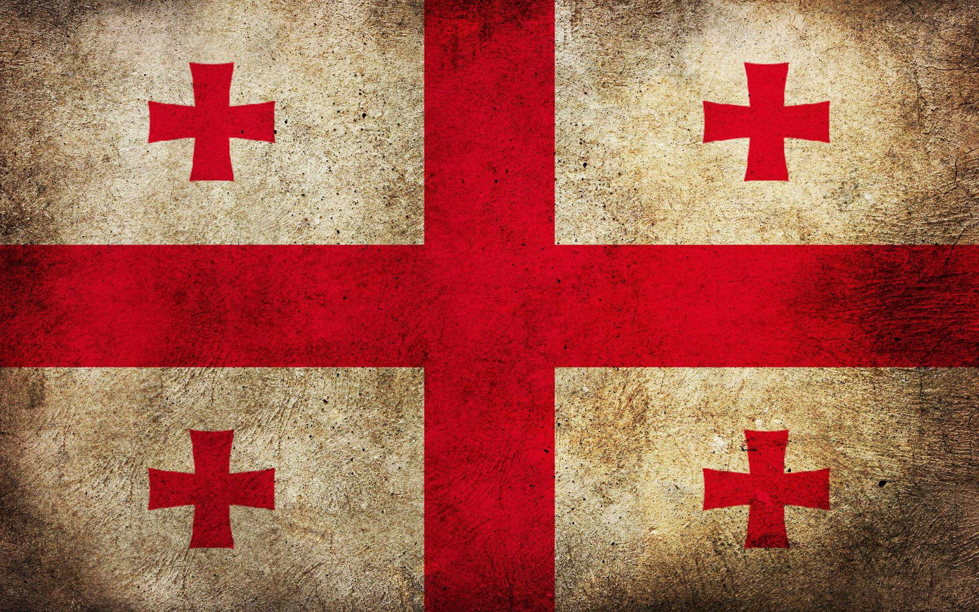 Bandiera Medievale Della Georgia Sfondo