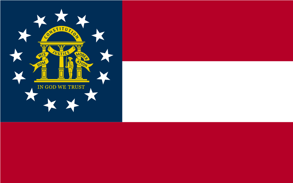 Georgia State Flag PNG