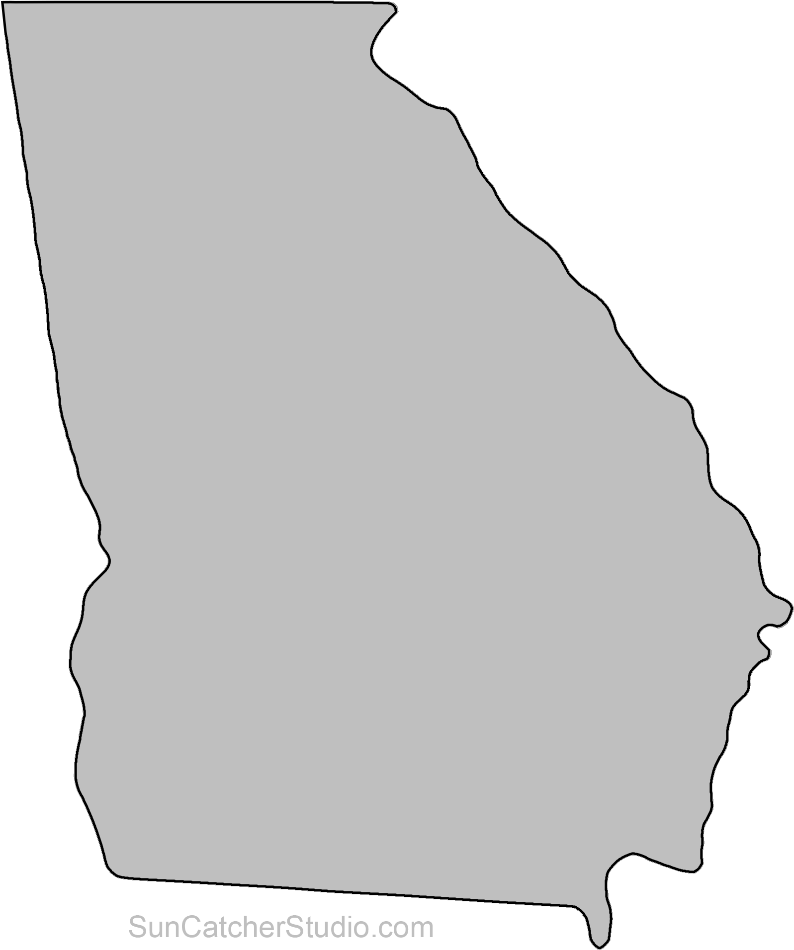 Georgia State Outline PNG