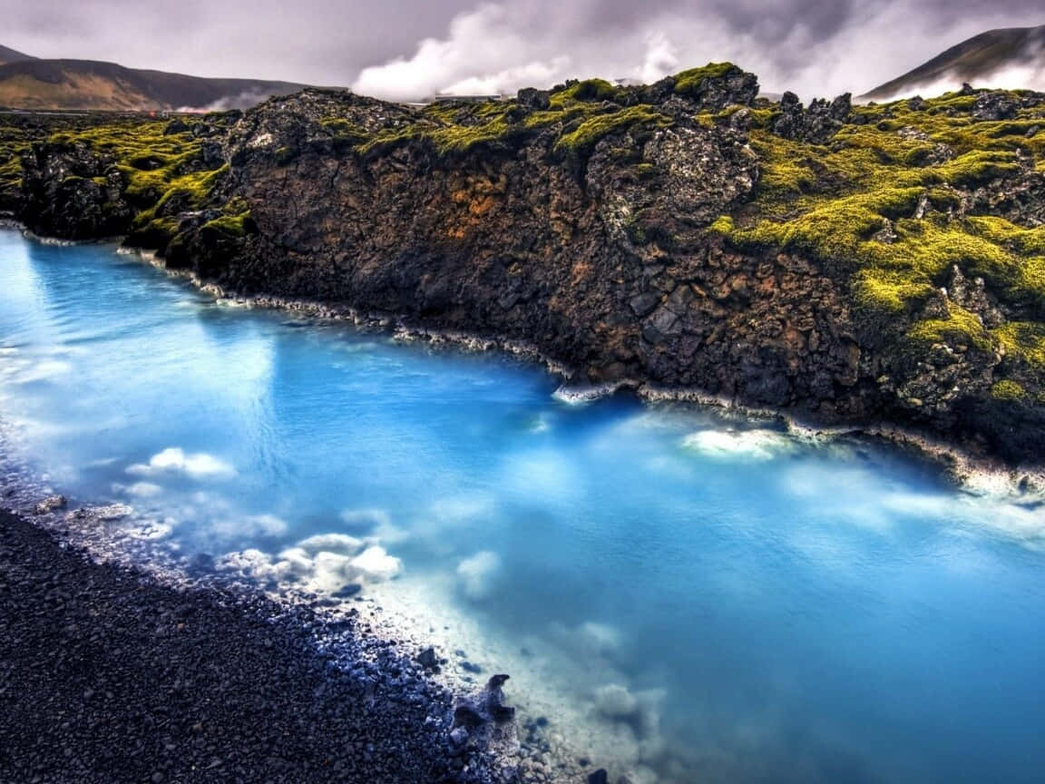 Geothermal Hot Spring Iceland Wallpaper