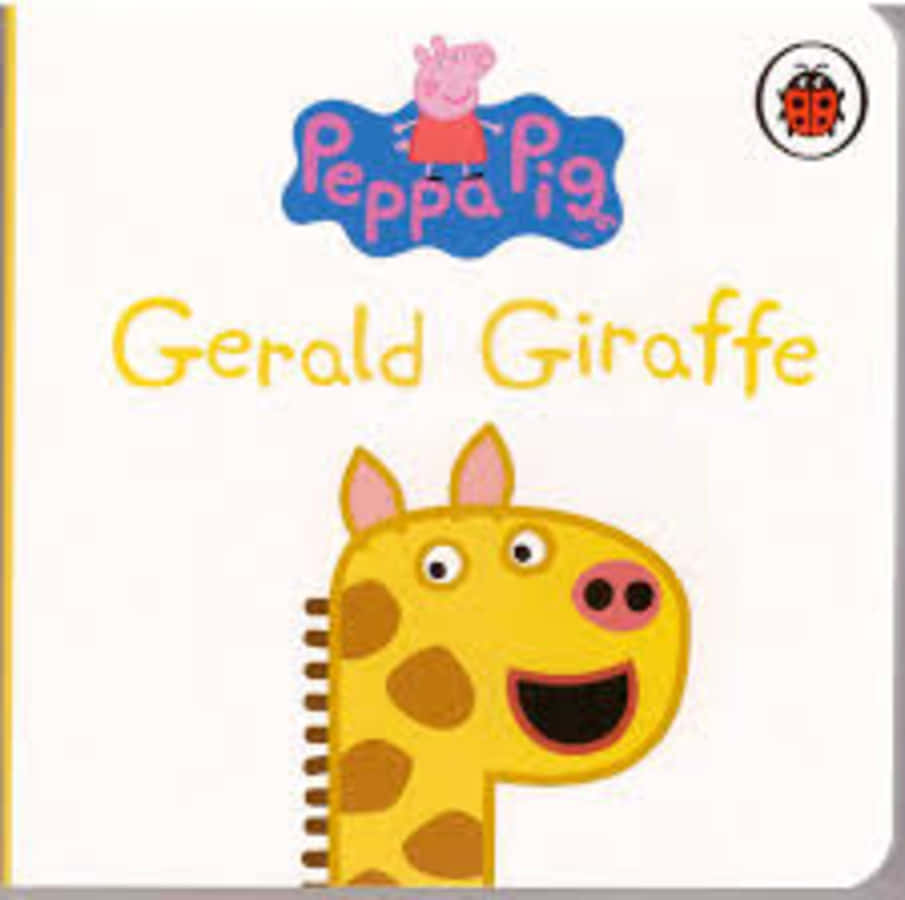 Gerald Giraffe in a joyful mood Wallpaper