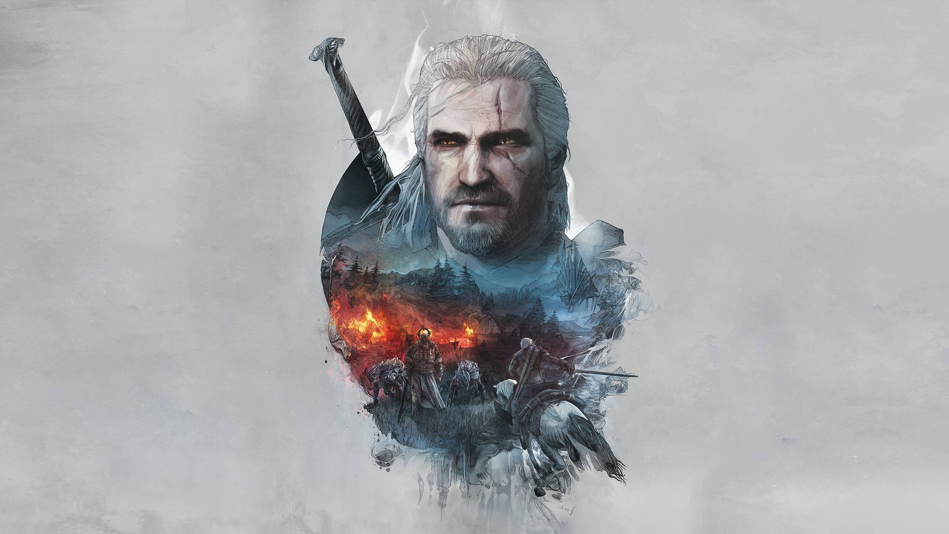 "When the Hunt Calls, A Witcher Responds" Wallpaper
