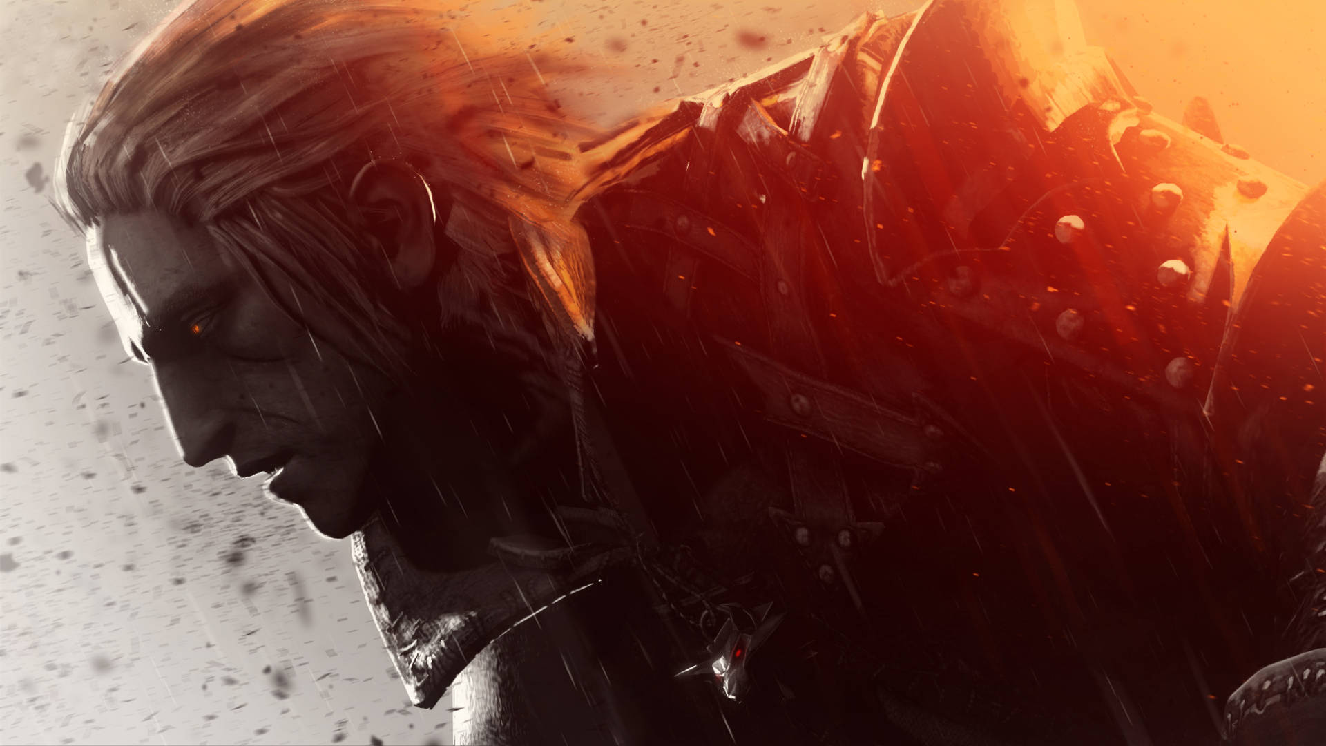 “Geralt of Rivia- the Witcher 3” Wallpaper