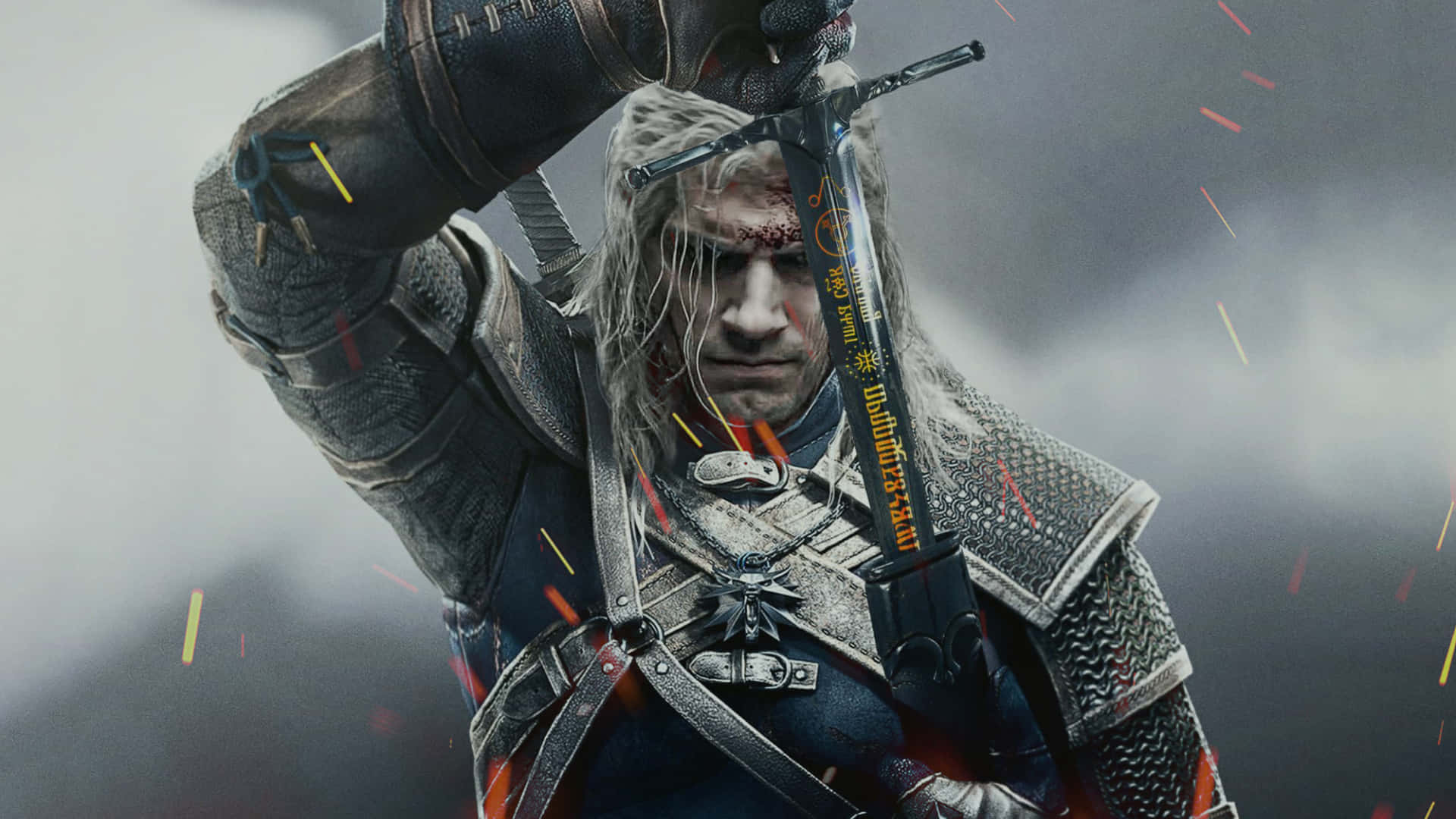 Geraltdi Rivia, Maestro Witcher In Azione.