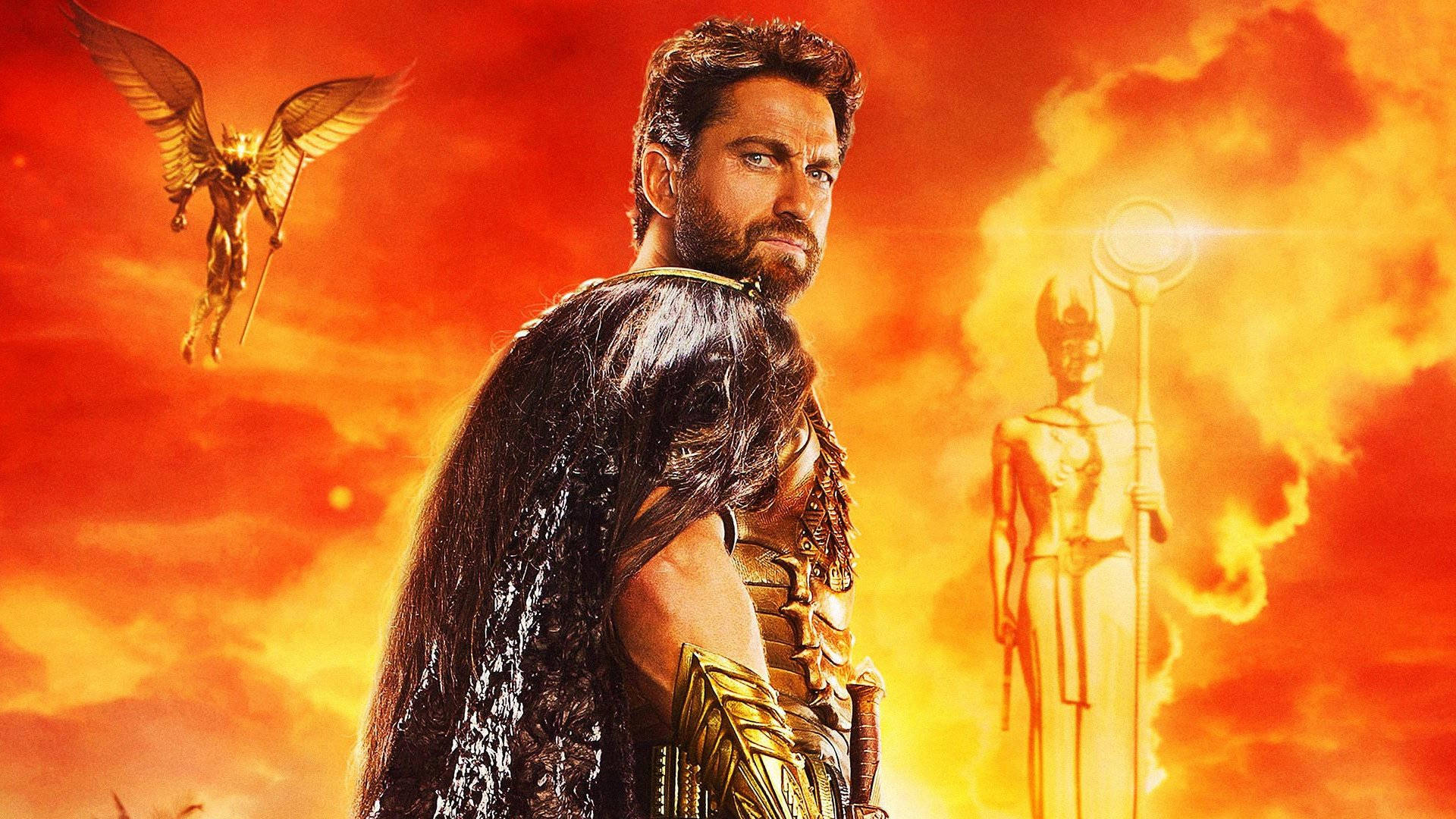 Gerard Butler Set Gods Of Egypt 2016 Movie Wallpaper