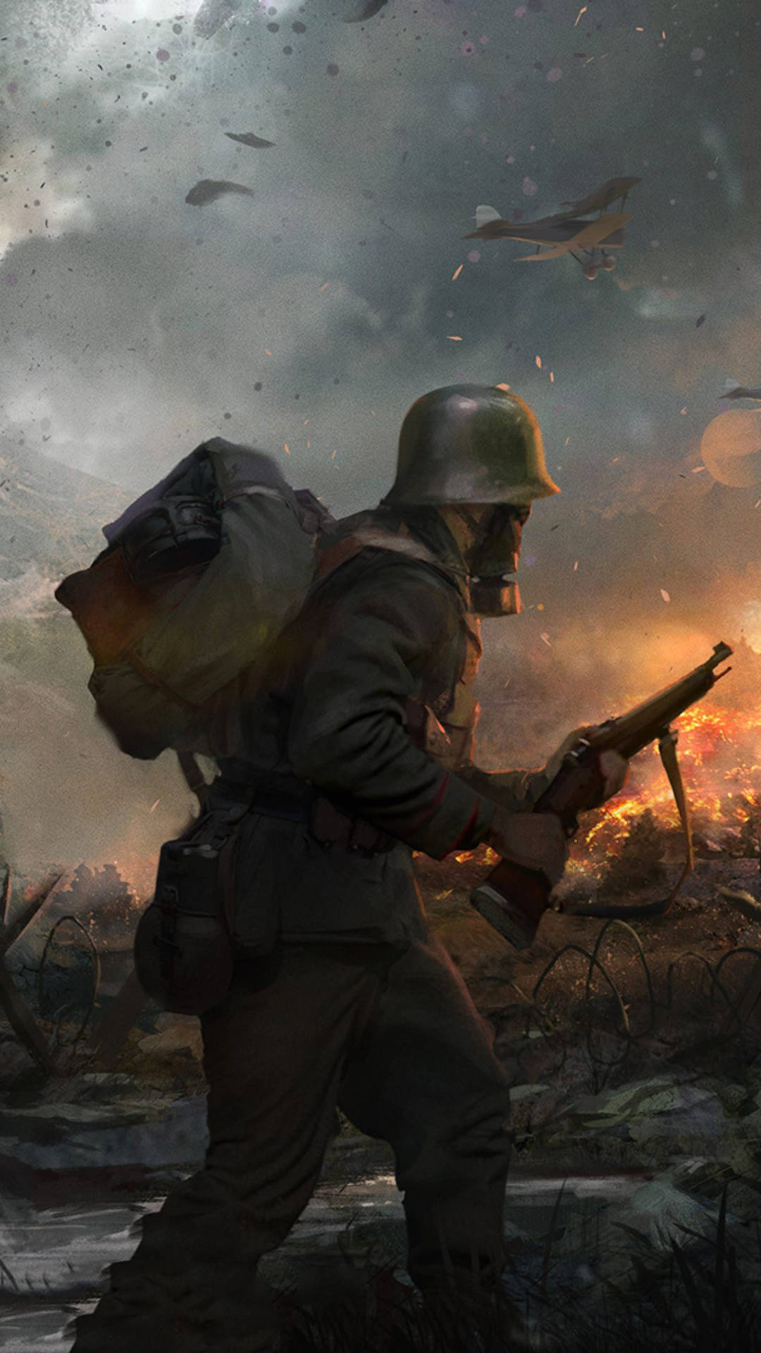 German Faction in Battlefield 1 4K Phone Wallpaper Wallpaper