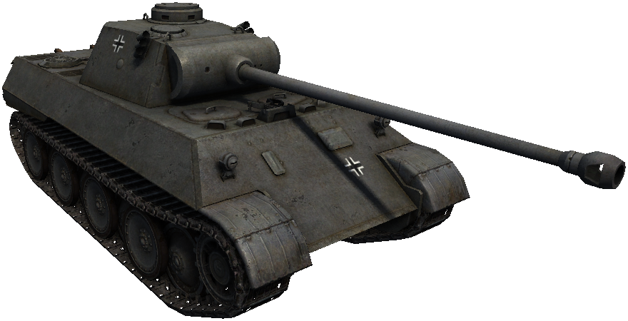 German Panzer Tank Profile PNG