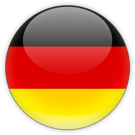 Germany Flag Button Design PNG