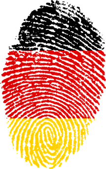 Germany Flag Fingerprint PNG