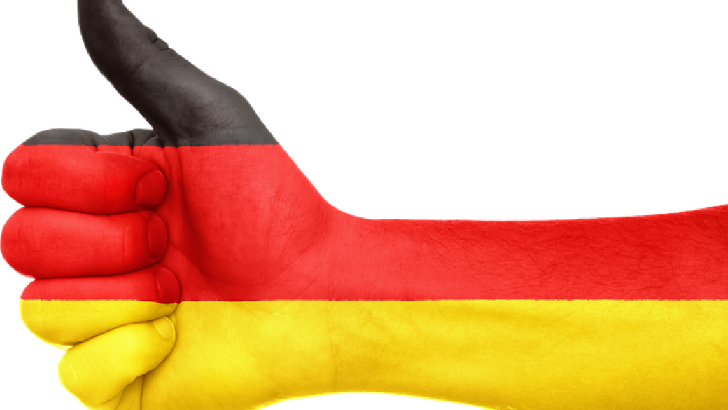Germany Flag Thumbs Up Gesture PNG