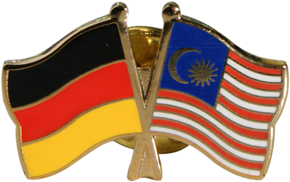 Germany Malaysia Friendship Pins PNG