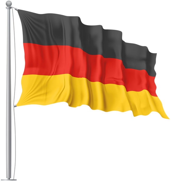 Germany National Flag Waving PNG