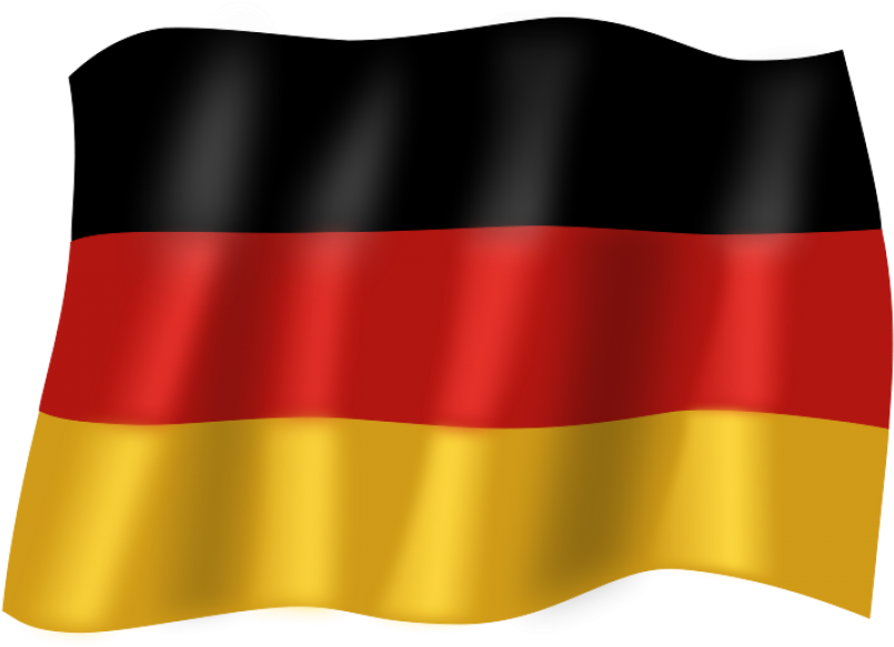 Germany National Flag Waving PNG