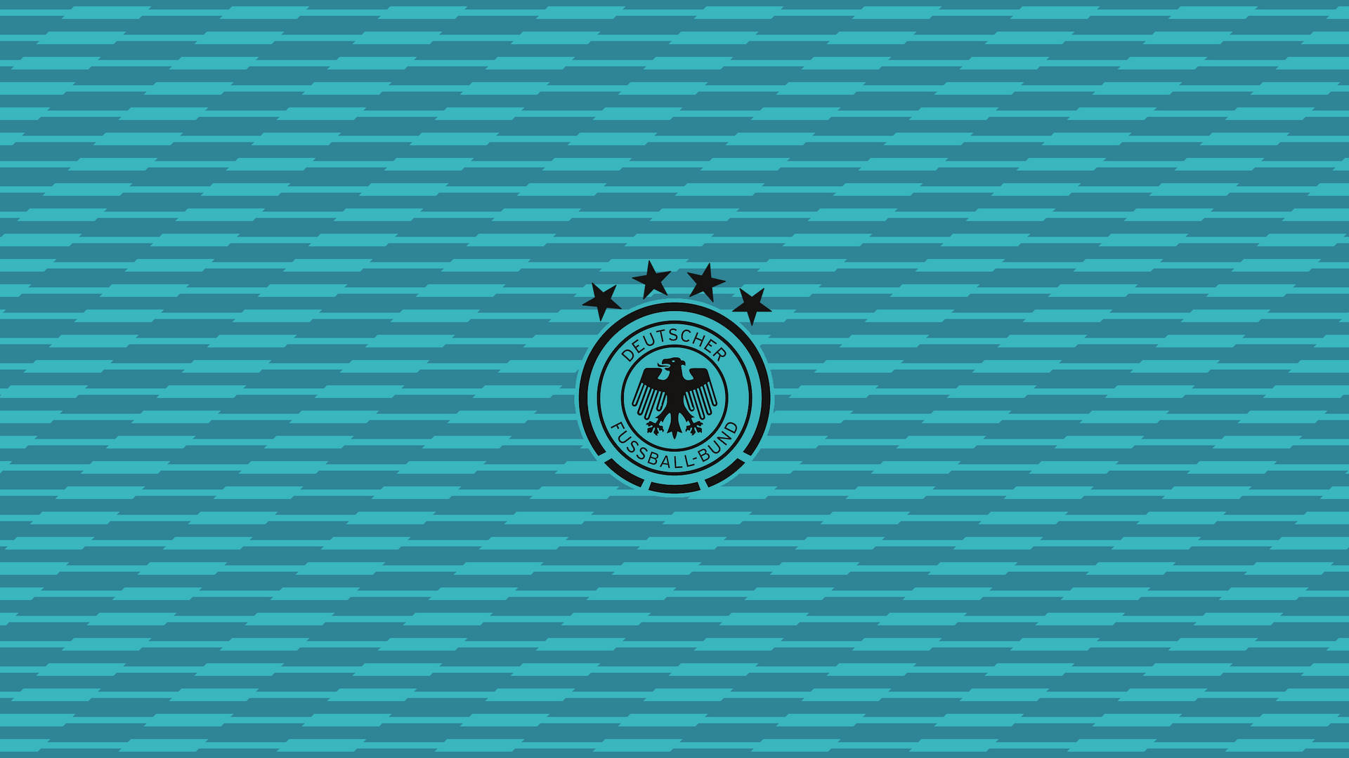 Equipenacional De Futebol Da Alemanha Em Estética Azul Para Papel De Parede De Computador Ou Celular. Papel de Parede