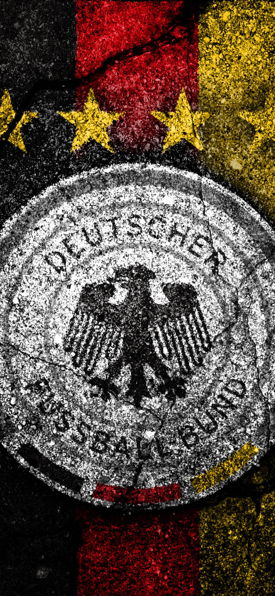 Germany National Football Team Logo Grunge Texture Picture