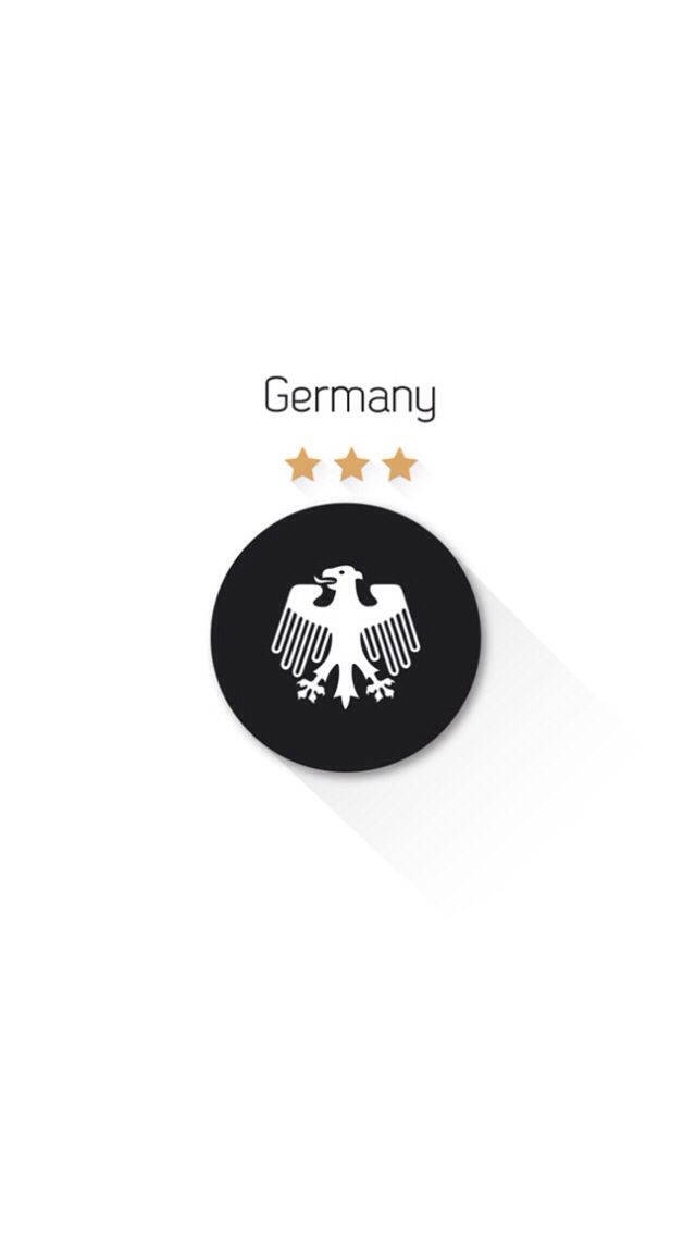 Germany National Football Team Logo In Black