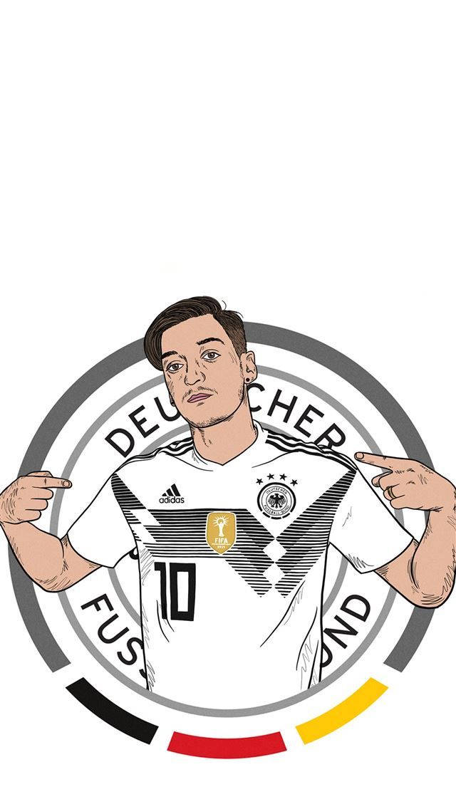 Seleçãoalemã De Futebol - Mesut Özil Papel de Parede