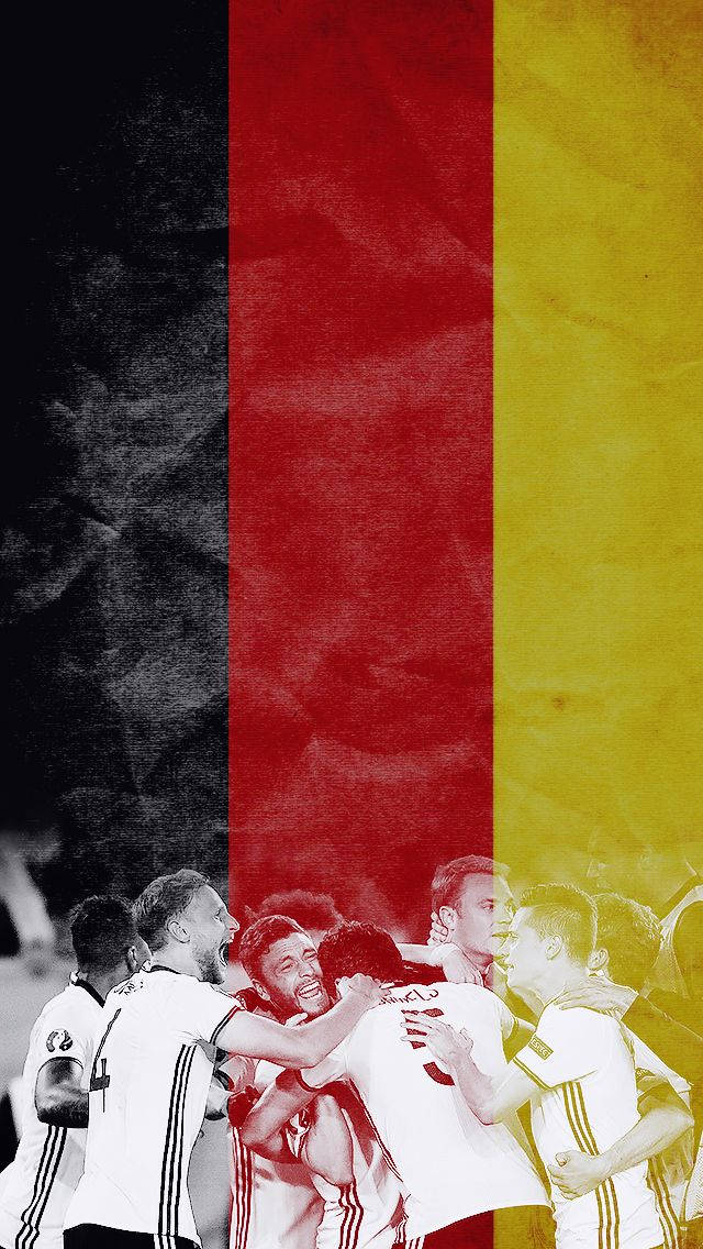 Germany National Football Team On Vertical Bands Picture