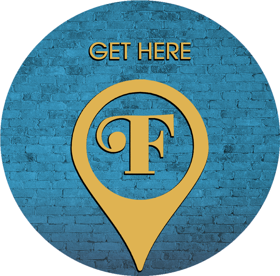 Get Here Location Icon Brick Wall Background PNG