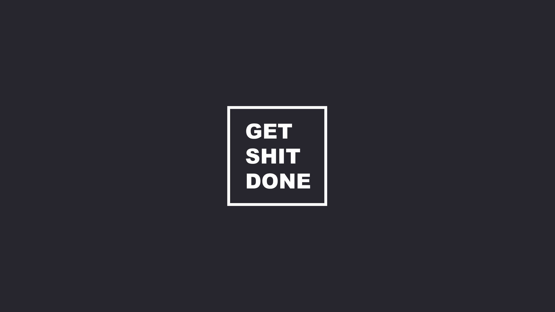 "Ignite Your Daily Drive with 'Get It Done' Motivational Quote" Wallpaper