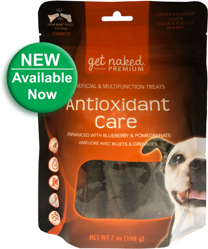 Get Naked Antioxidant Dog Treats Package PNG