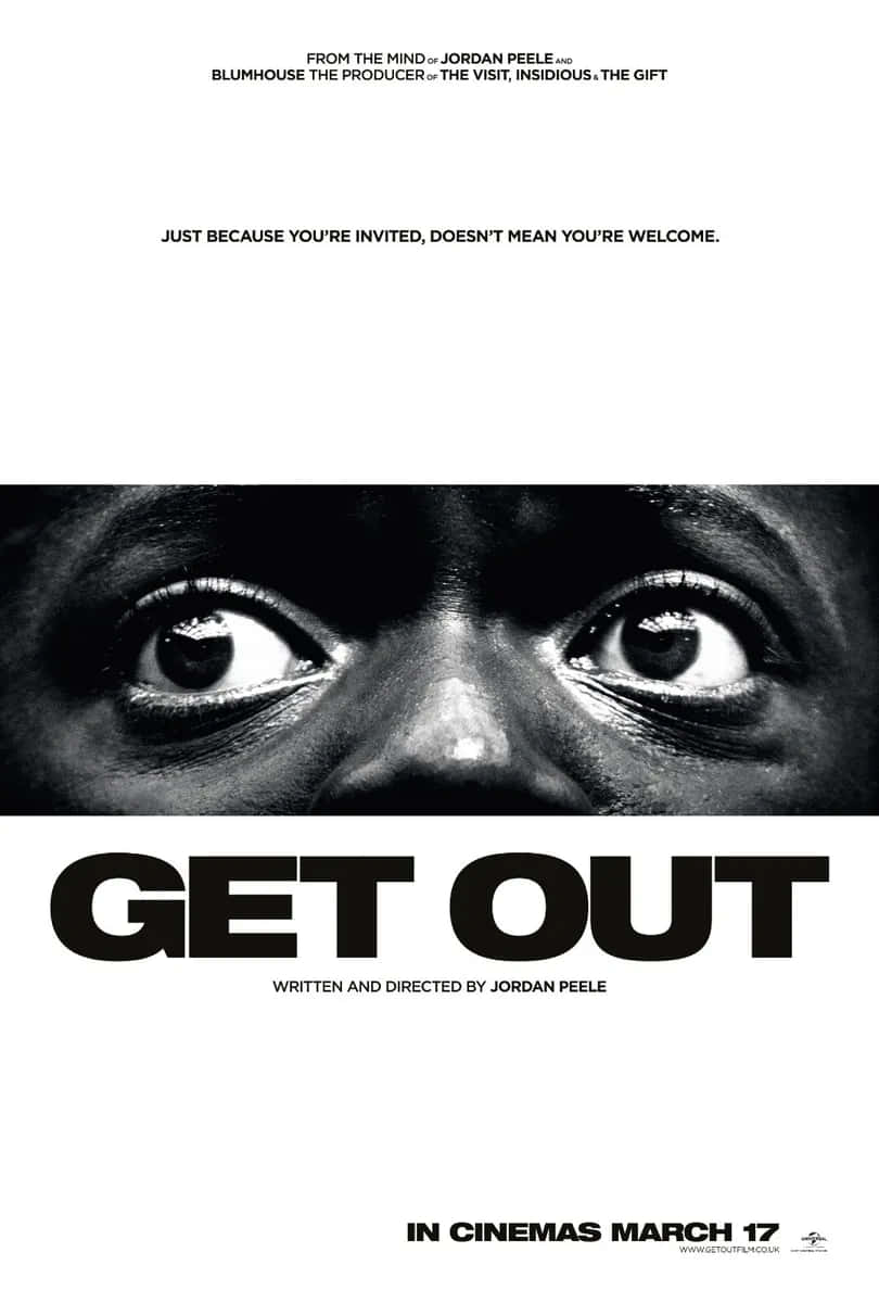 Get Out Film Plakat Bakgrunnsbildet