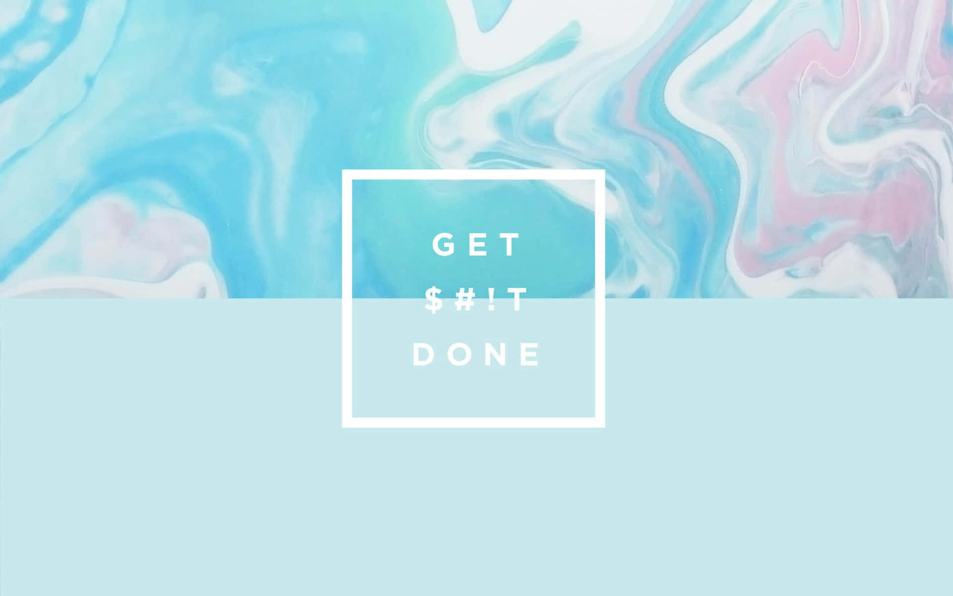 Get It Done - A Blue And Pink Marble Background Wallpaper