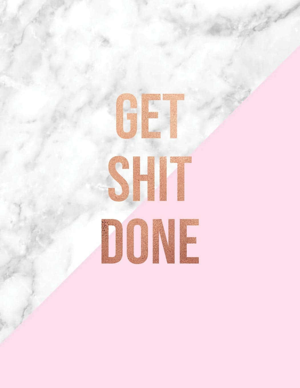 Get Shit Done In Pink Wallpaper
