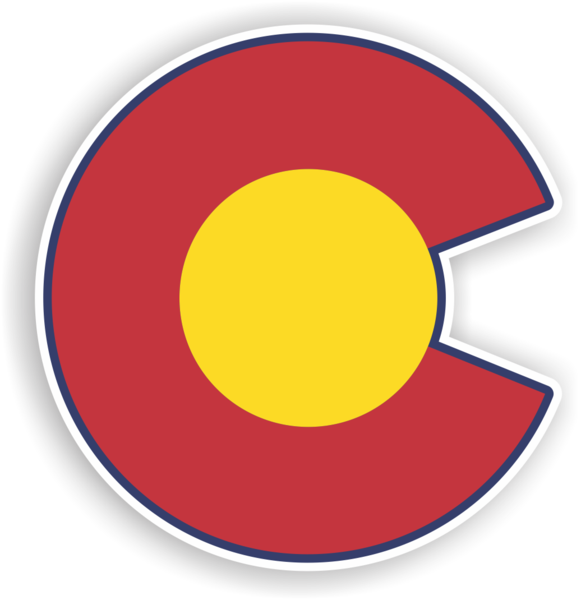 Download Get Stuck Vinyl Colorado Flag Png - Chesham, Transparent Png ...