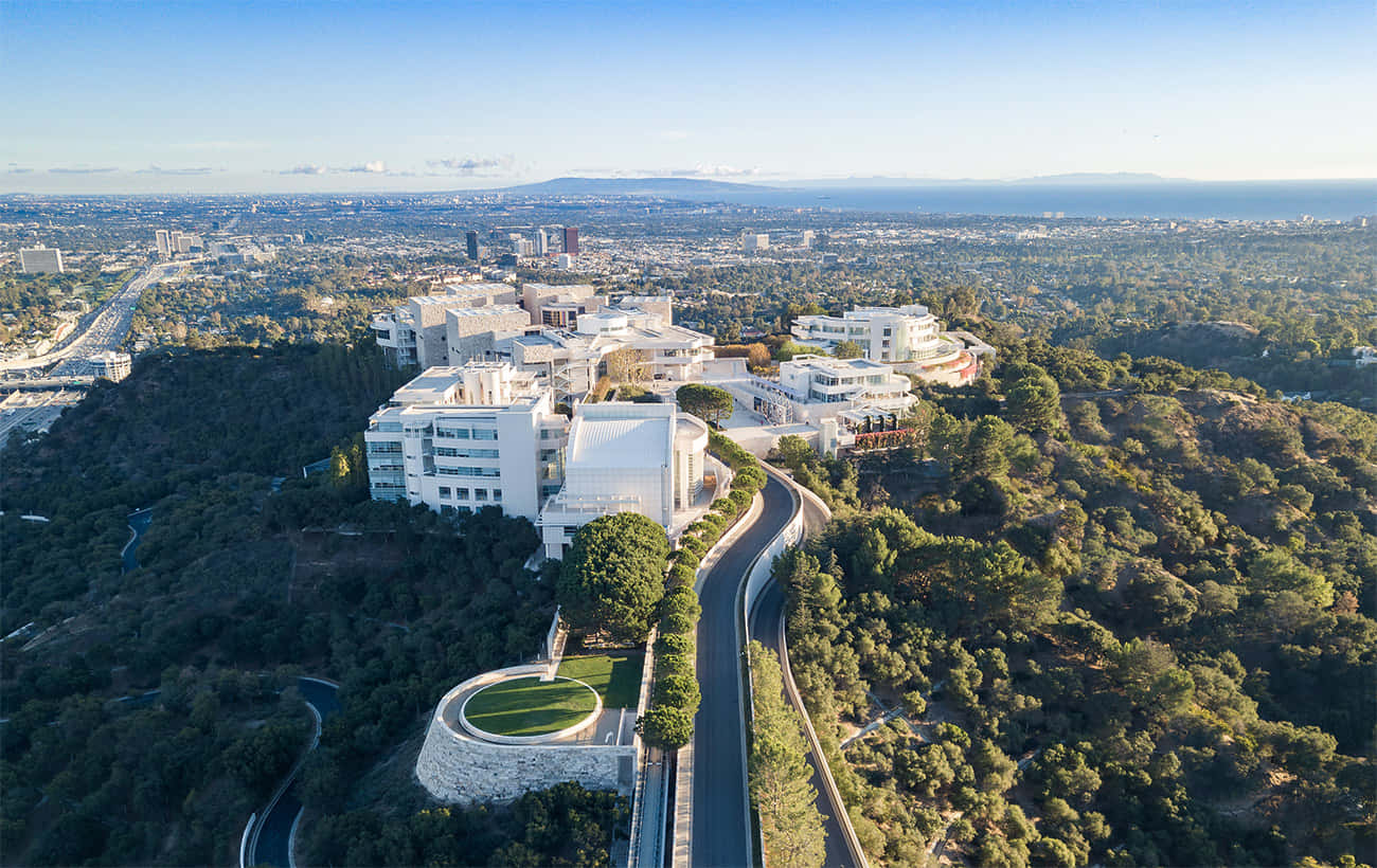 Getty Center Aerial View Los Angeles Wallpaper