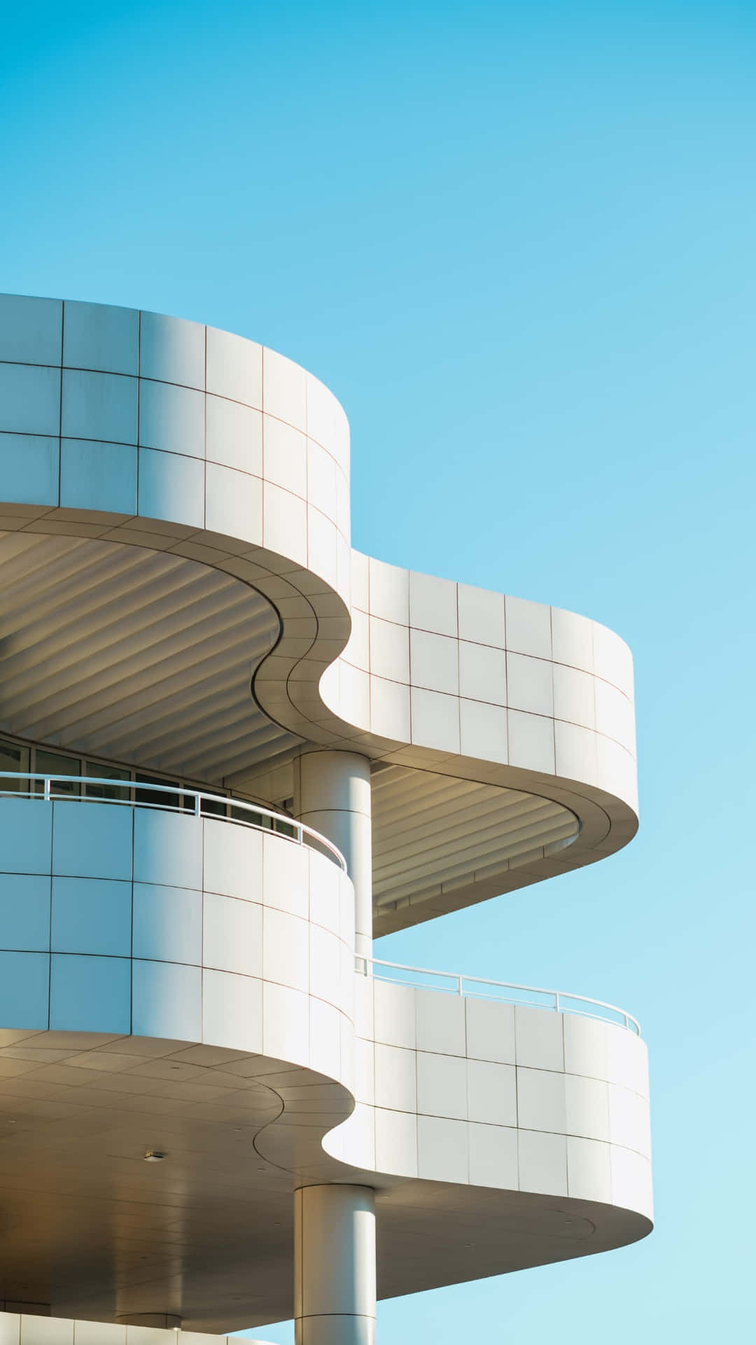 Download Getty Center Architectural Curves Wallpaper | Wallpapers.com
