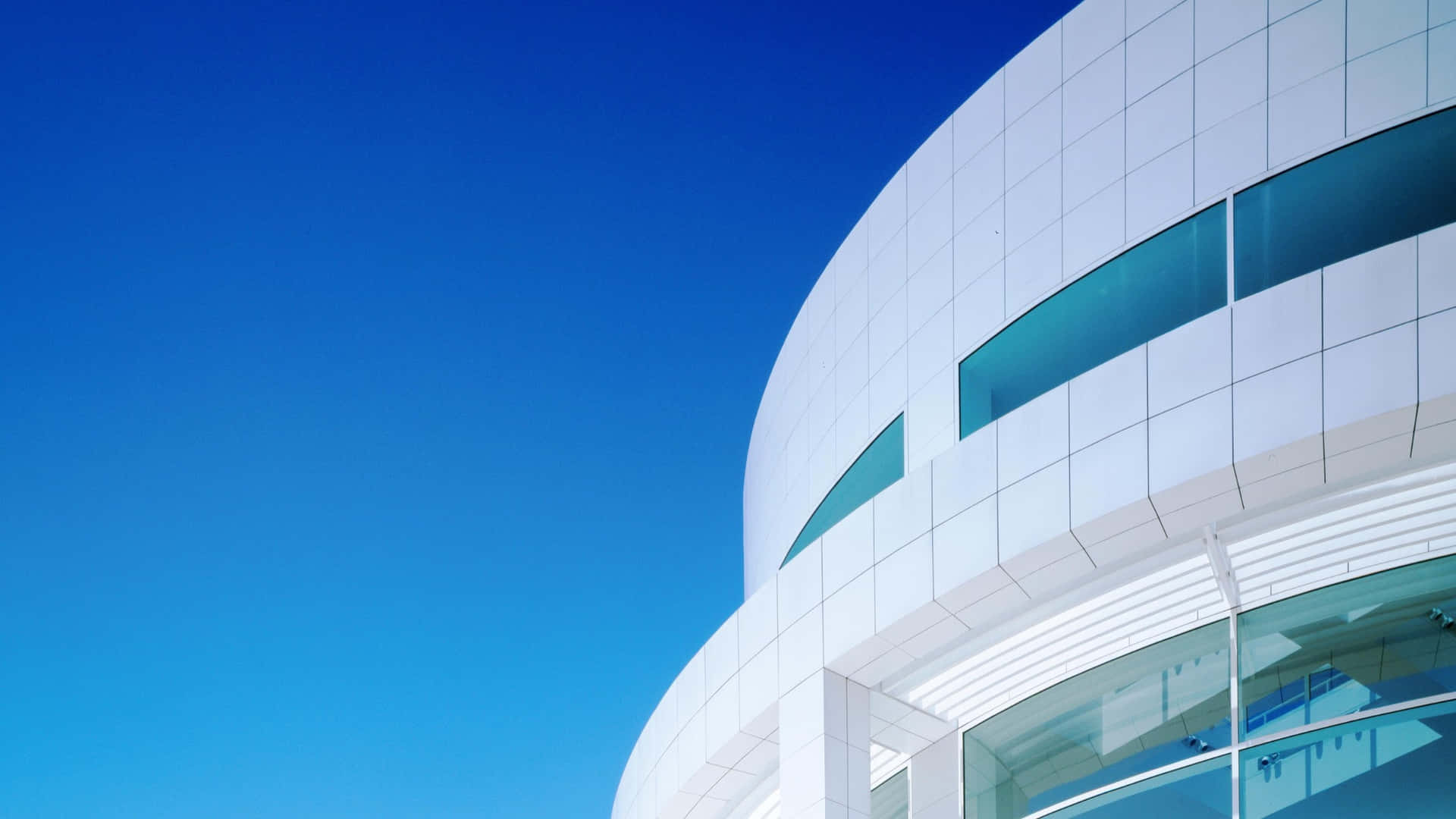 Getty Center Architecture Blue Sky Wallpaper