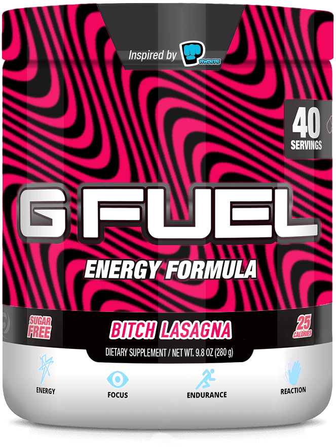 Gfuel Energy Formula Tub Bitch Lasagna Flavor PNG