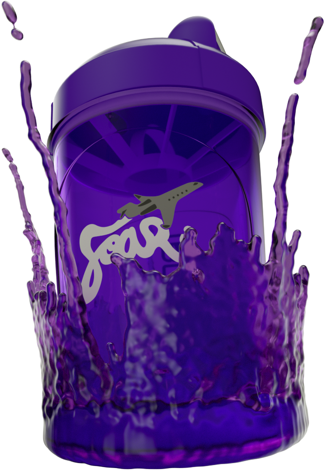 Gfuel Purple Splash Shaker Cup PNG