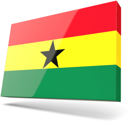 Download Ghana Flag3 D Rendering | Wallpapers.com