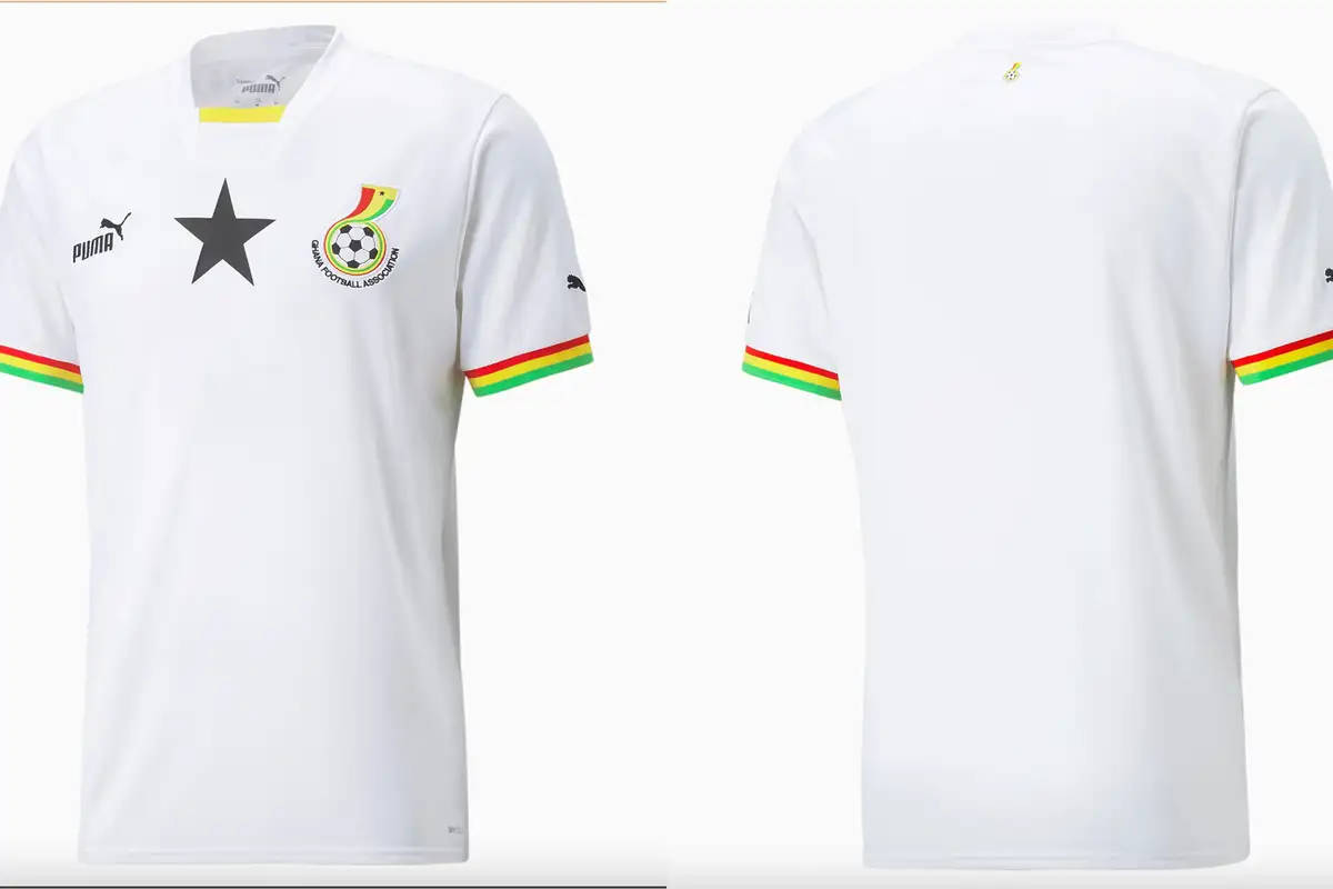 Lacamiseta Del Equipo Nacional De Fútbol De Ghana Fondo de pantalla
