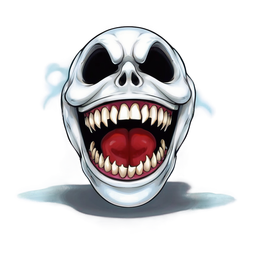 Ghastly Ghost Fangs Png 06132024 PNG