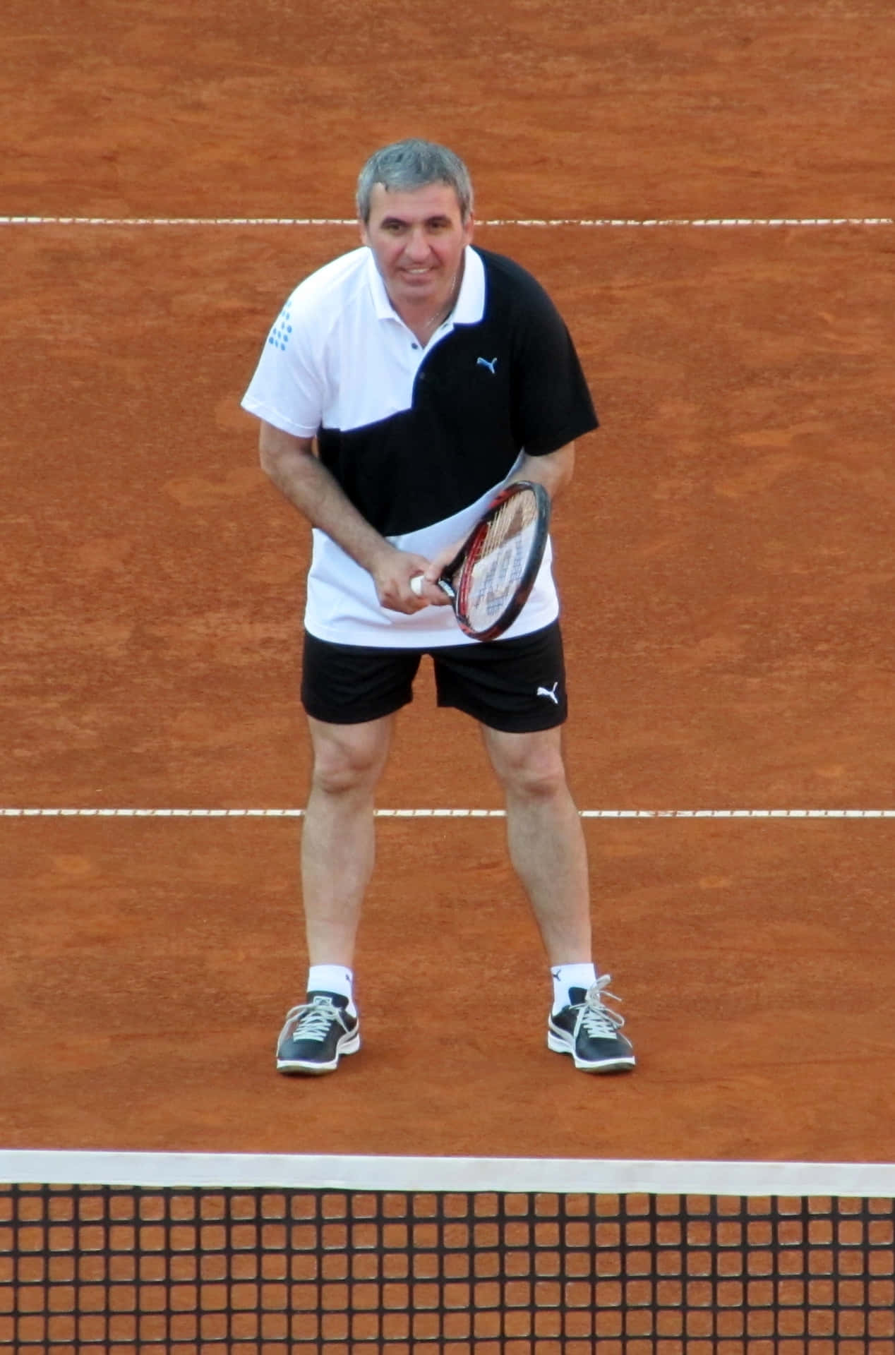 Gheorghe Hagi spiller tennis - Billede tapet Wallpaper