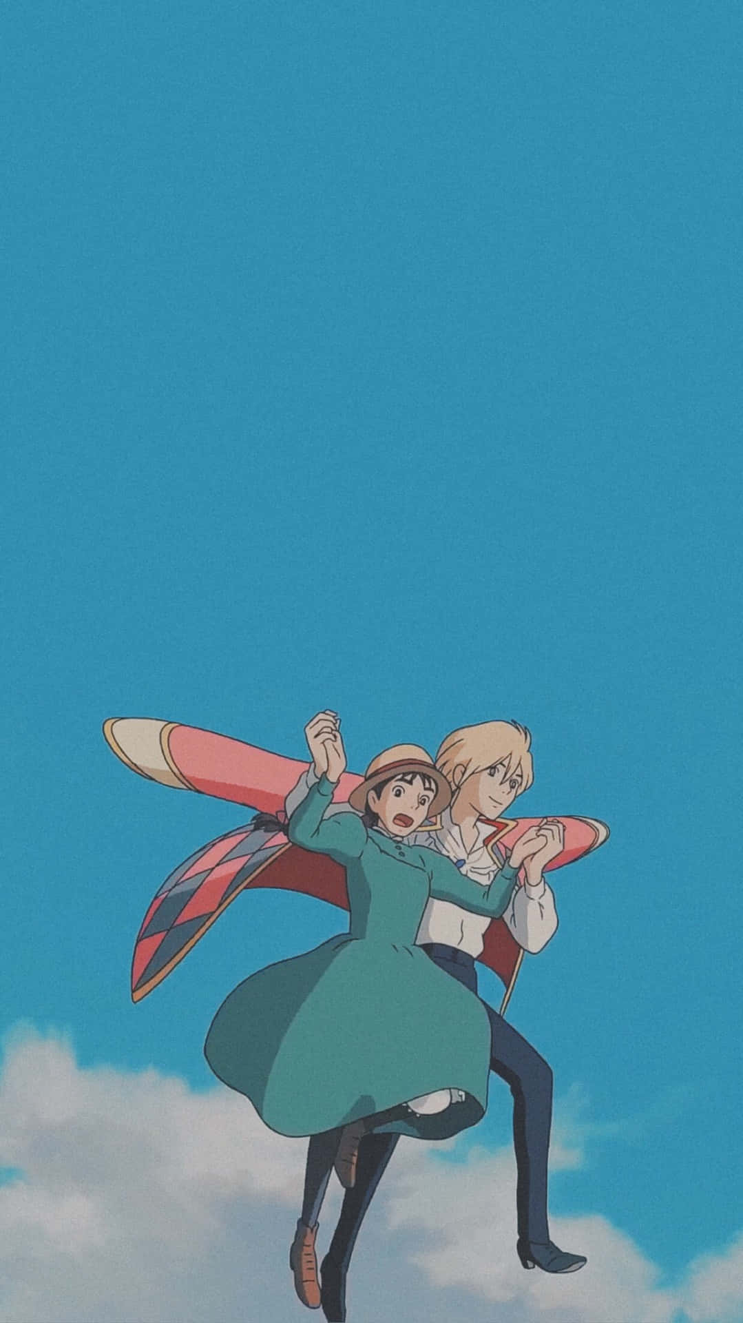 Ghibli_ Flight_ Above_ Clouds.jpg Wallpaper